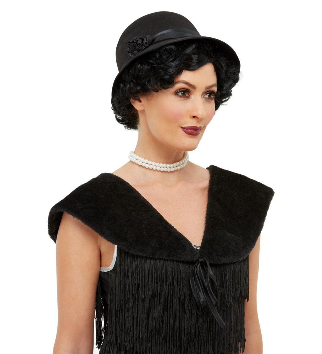 Čierny dámsky set 20. roky