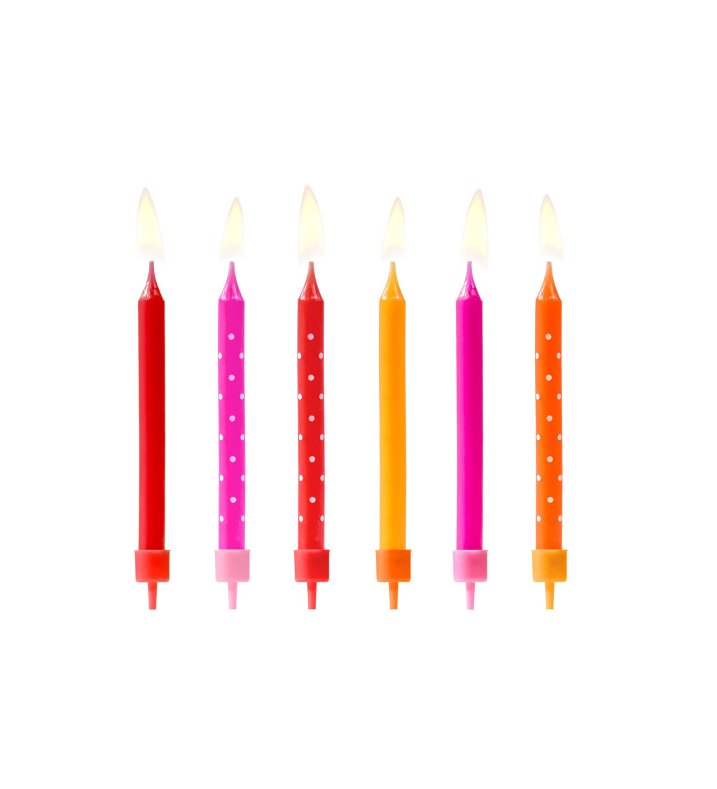 Narodeninové sviečky- mix