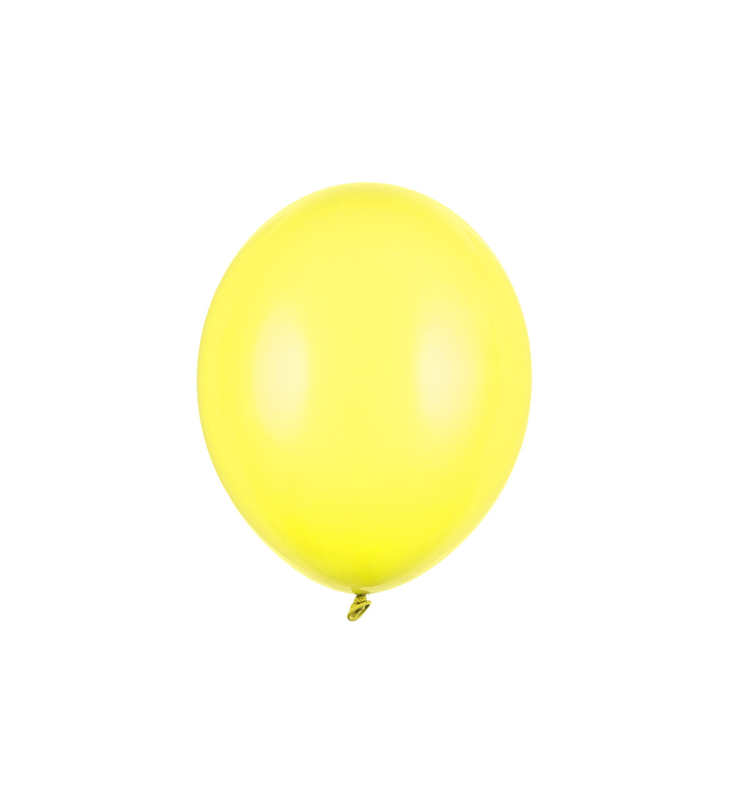 Pastelový balónik - žltý 100ks