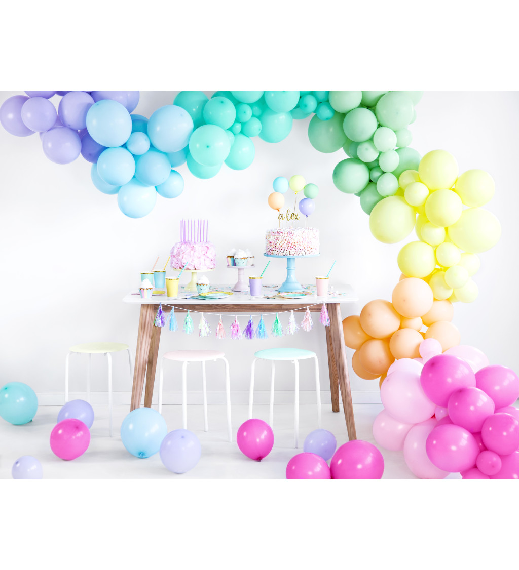 Pastelové balóny - Svetloorandžová