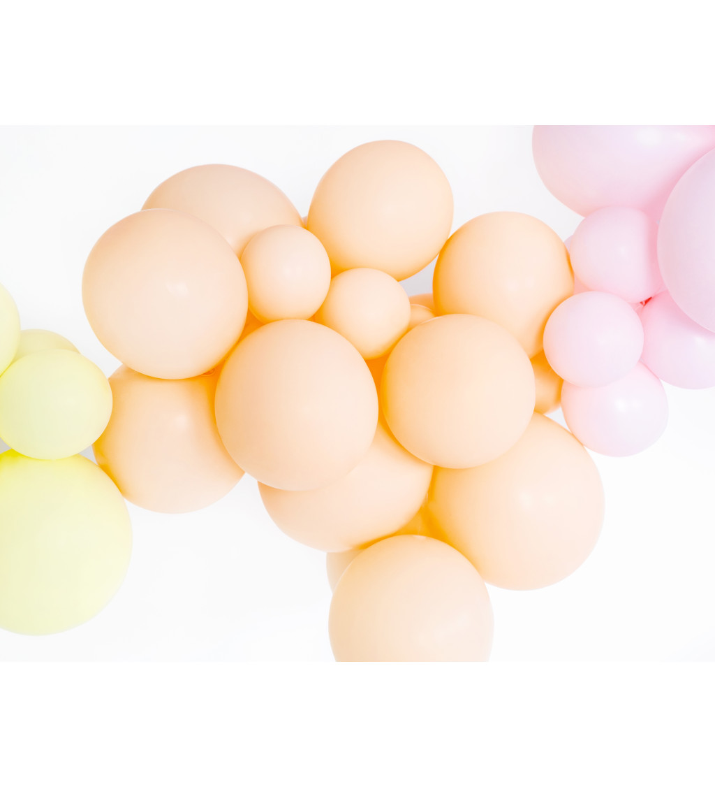 Pastelové balóny - Svetloorandžová