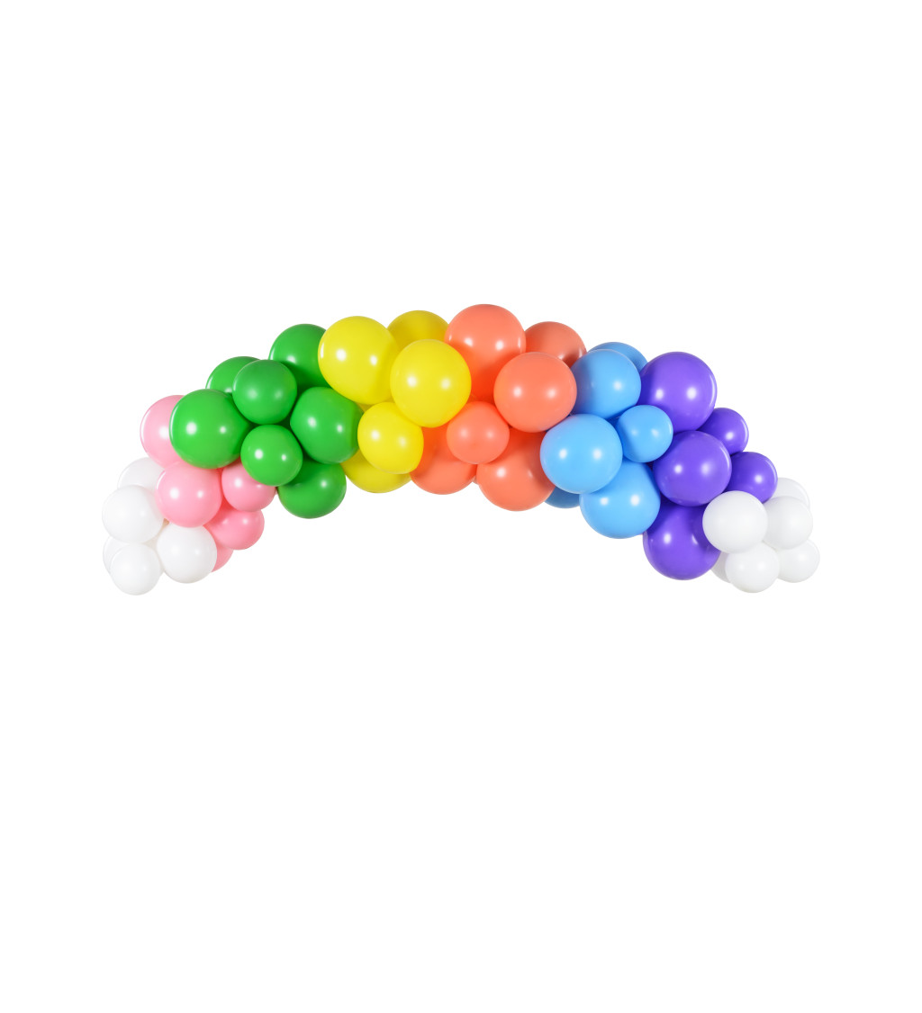 Fialové balóniky Rainbow