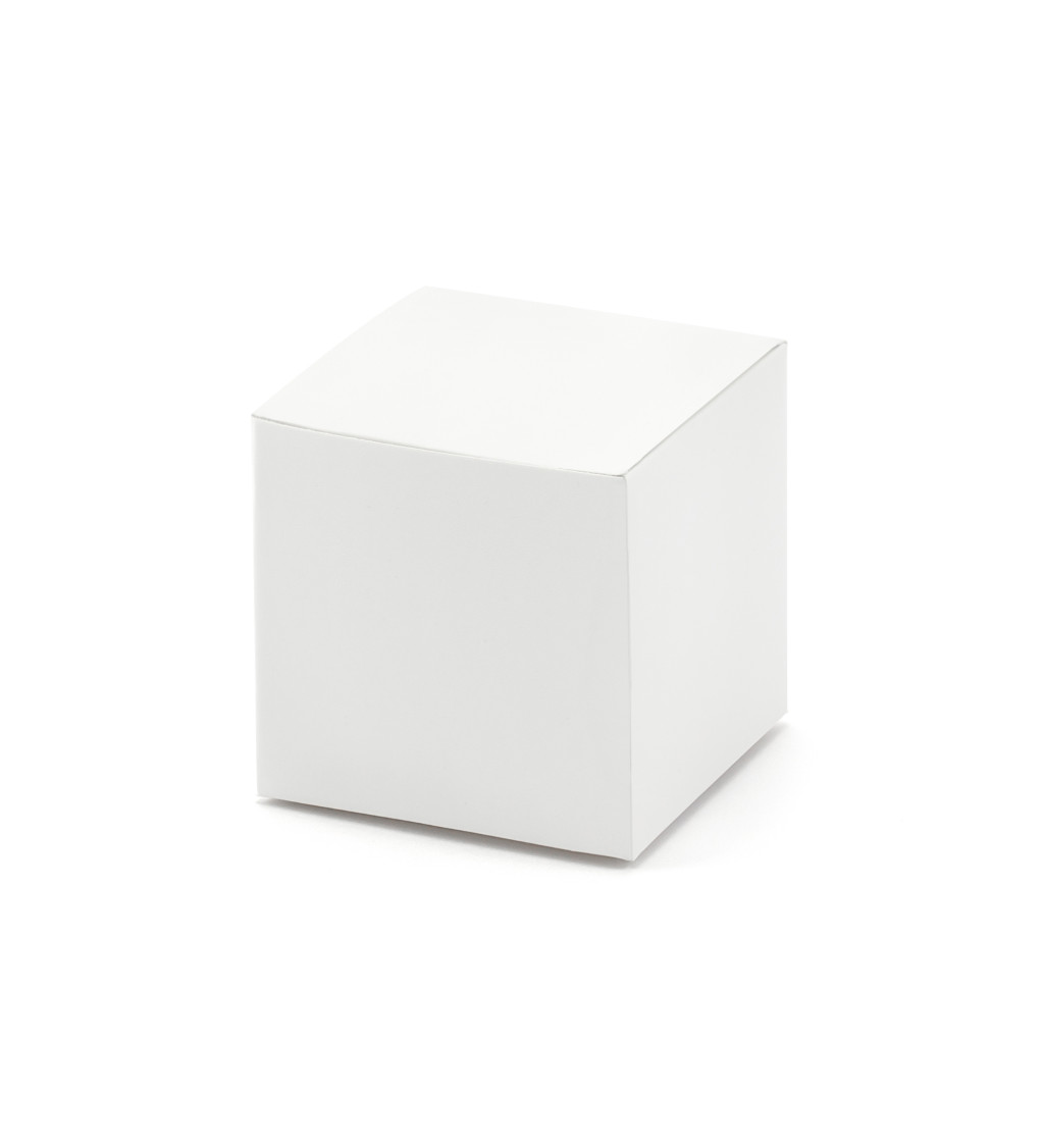 Krabice bielej farby