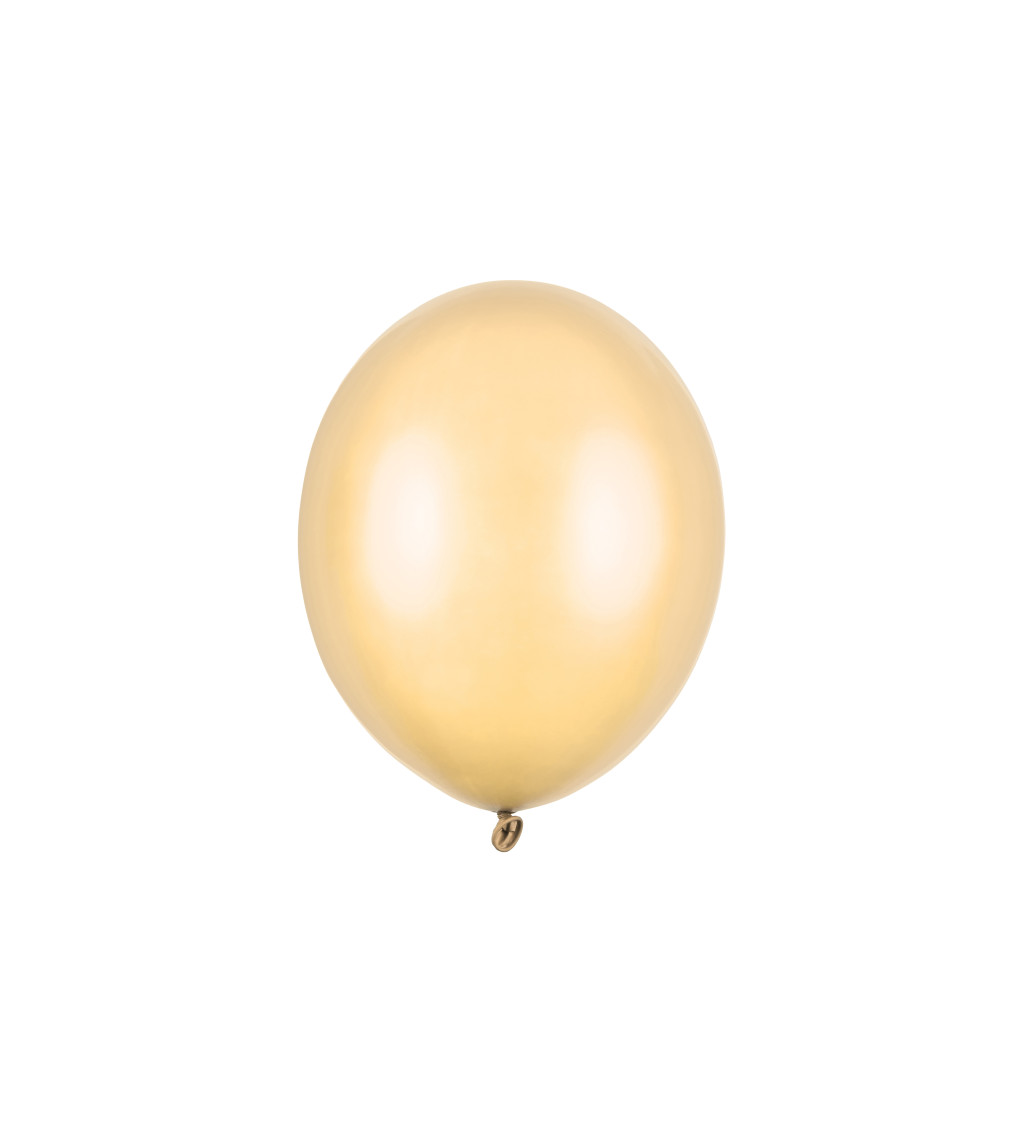 Latexové balóny - Metalická oranžová