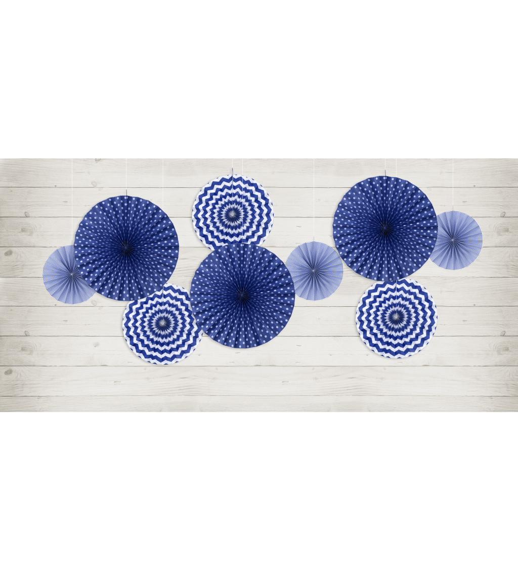 Dekoratívne rozety - Modré