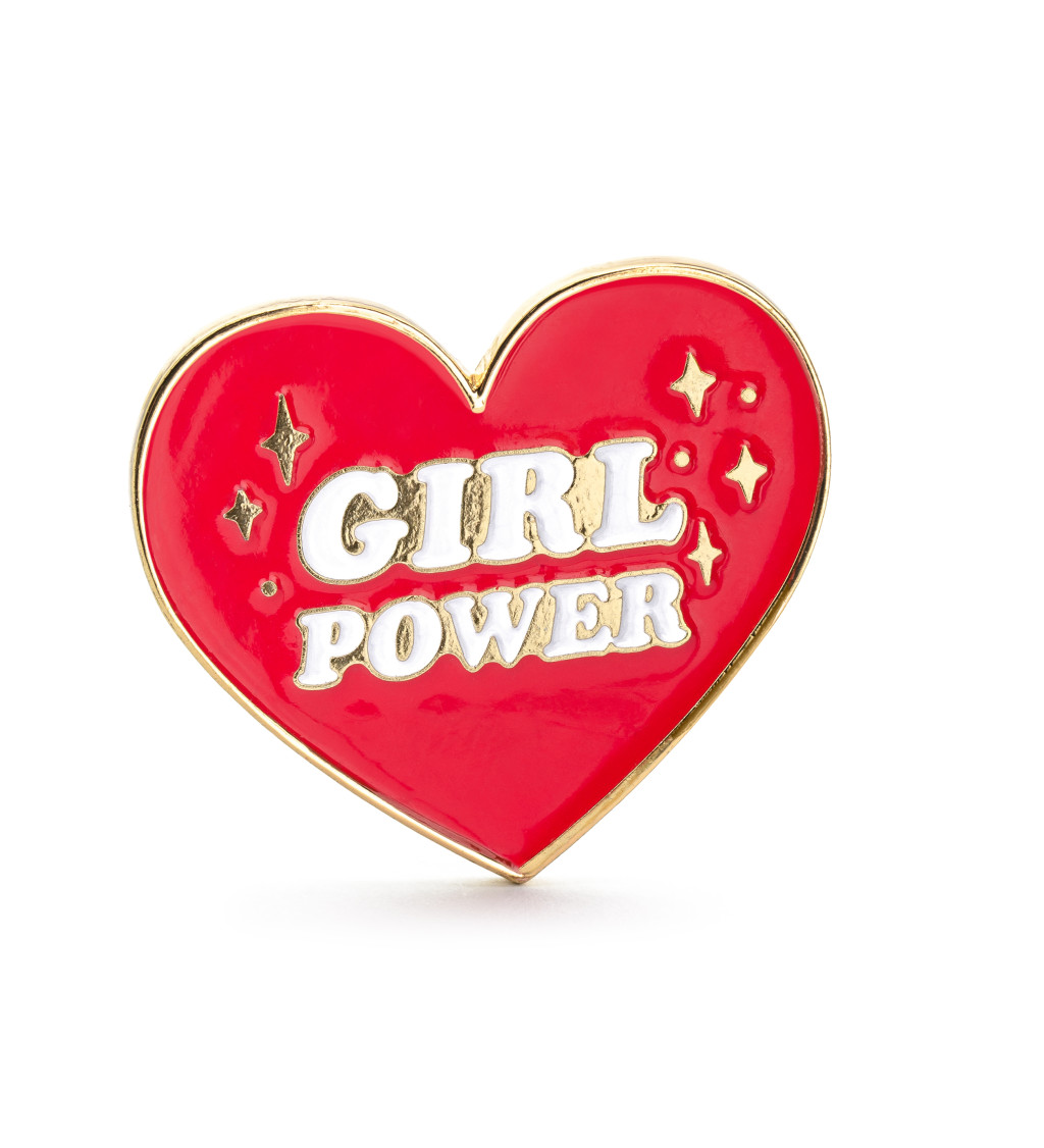 Odznak - Girl Power