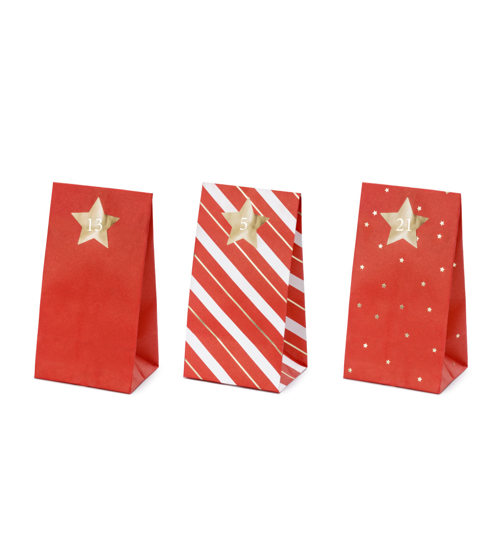 Neobyčajný adventný kalendár Vrecká