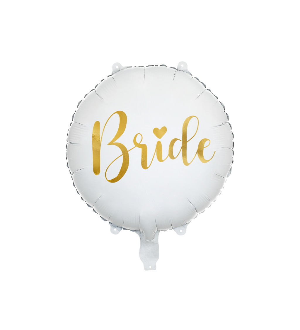 Bride čisto biely balónik
