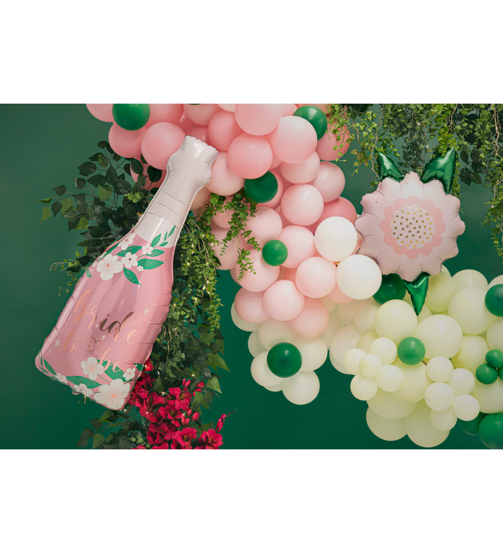 Fóliový balón šampanského - Bride to be