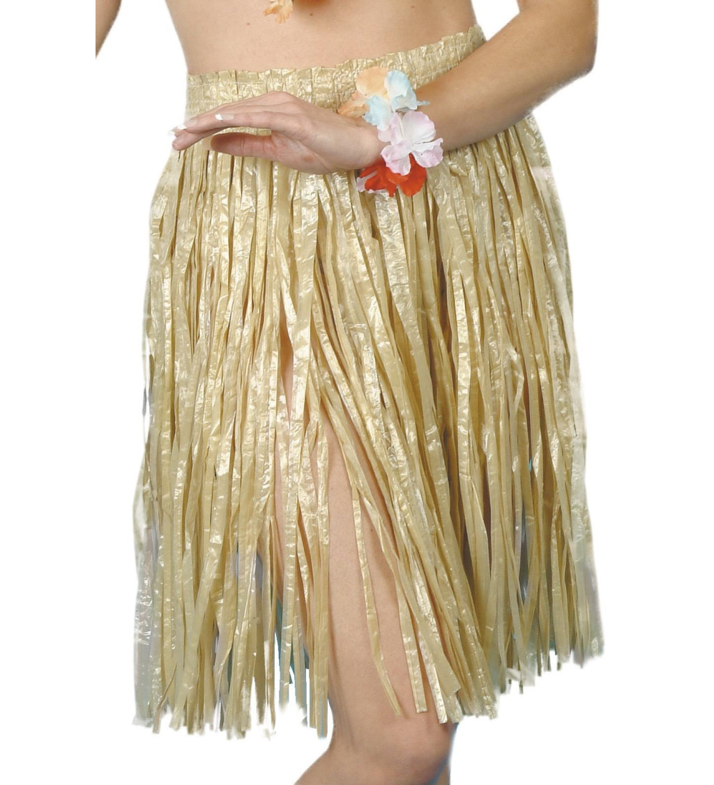 Havajská sukňa - Žltá
