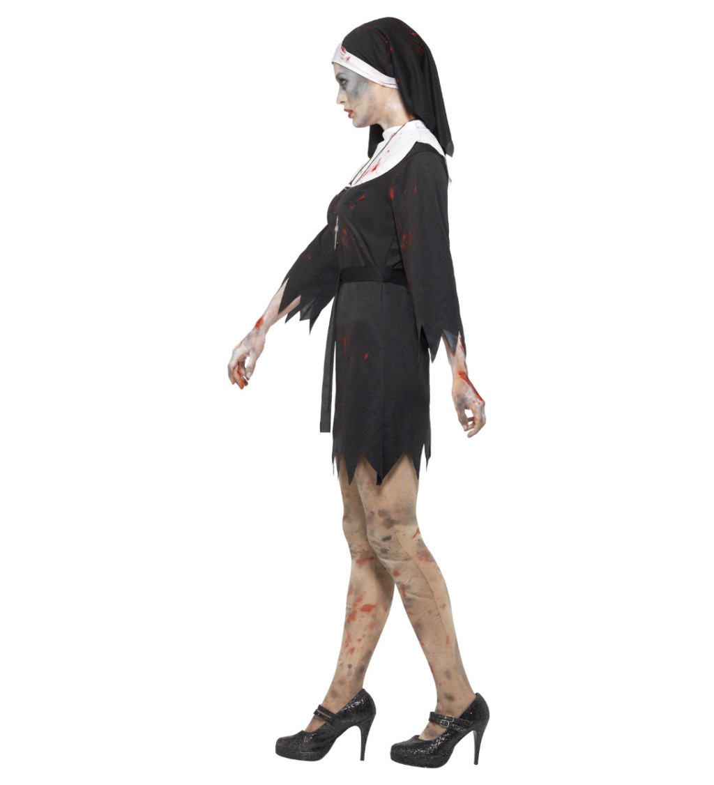 Dámsky kostým zombie mníšky