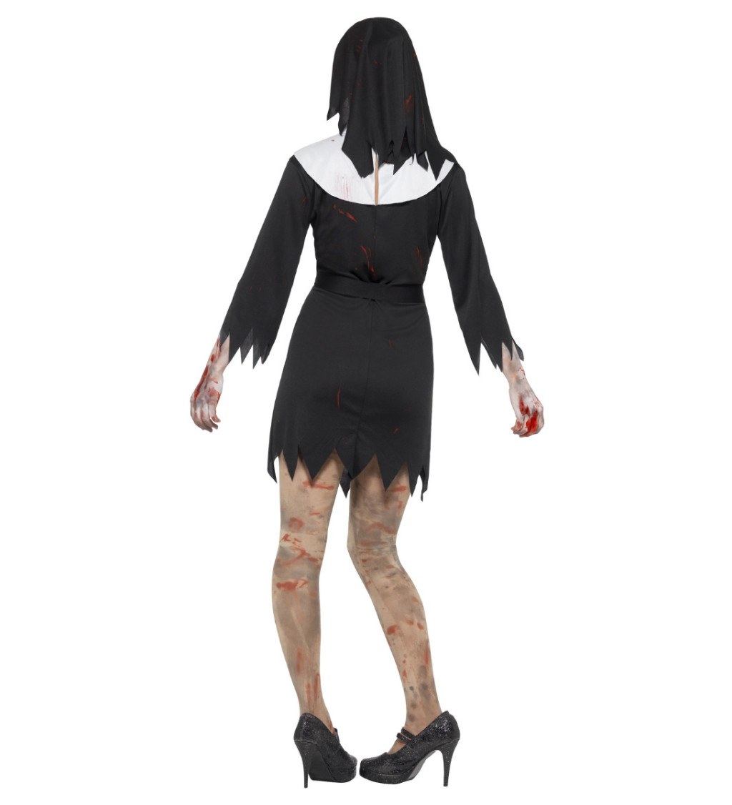 Dámsky kostým zombie mníšky