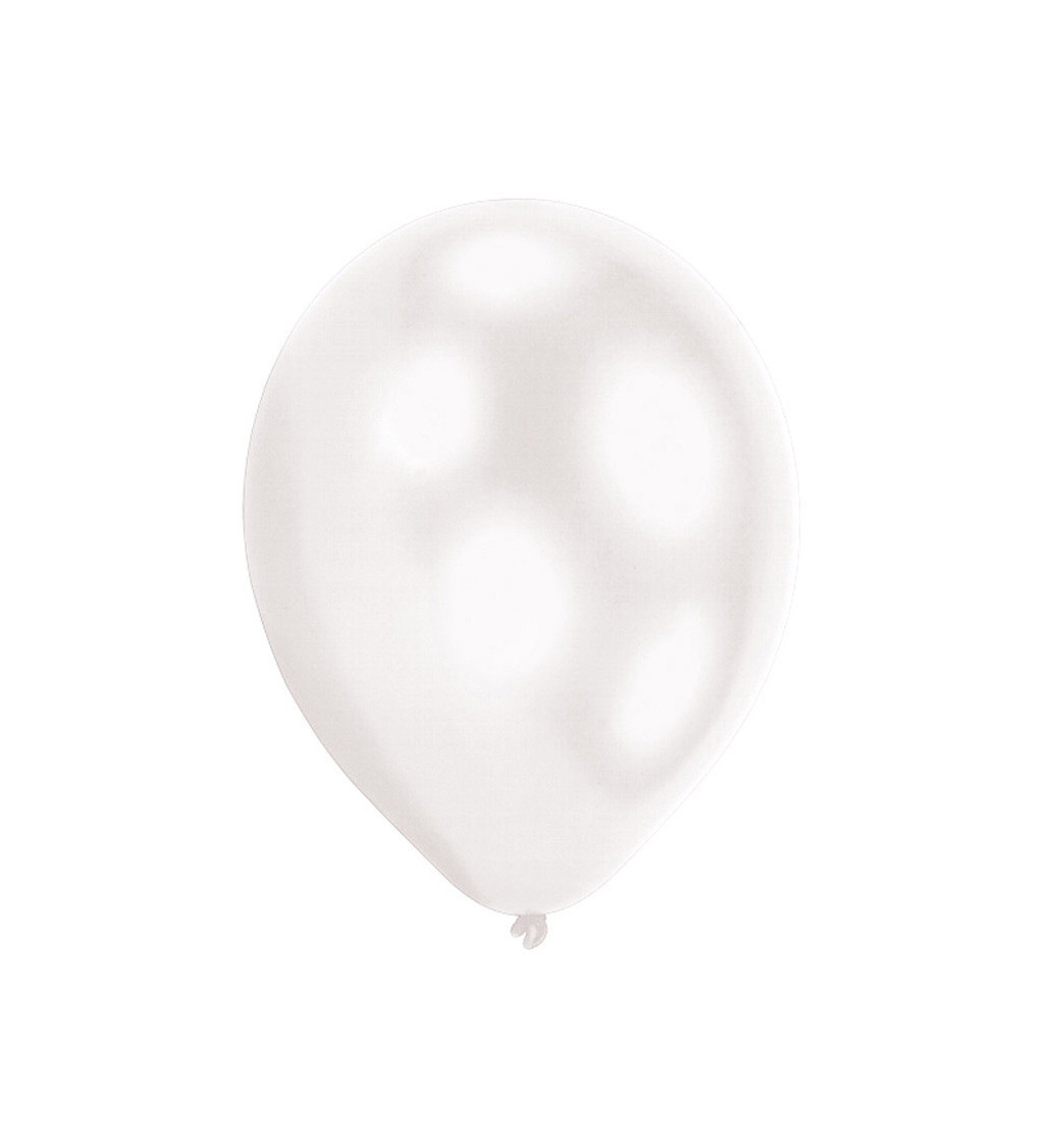Latexové balóny - Svietiace, biele
