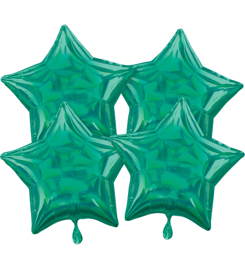 Súprava dúhovo zelených balónov II