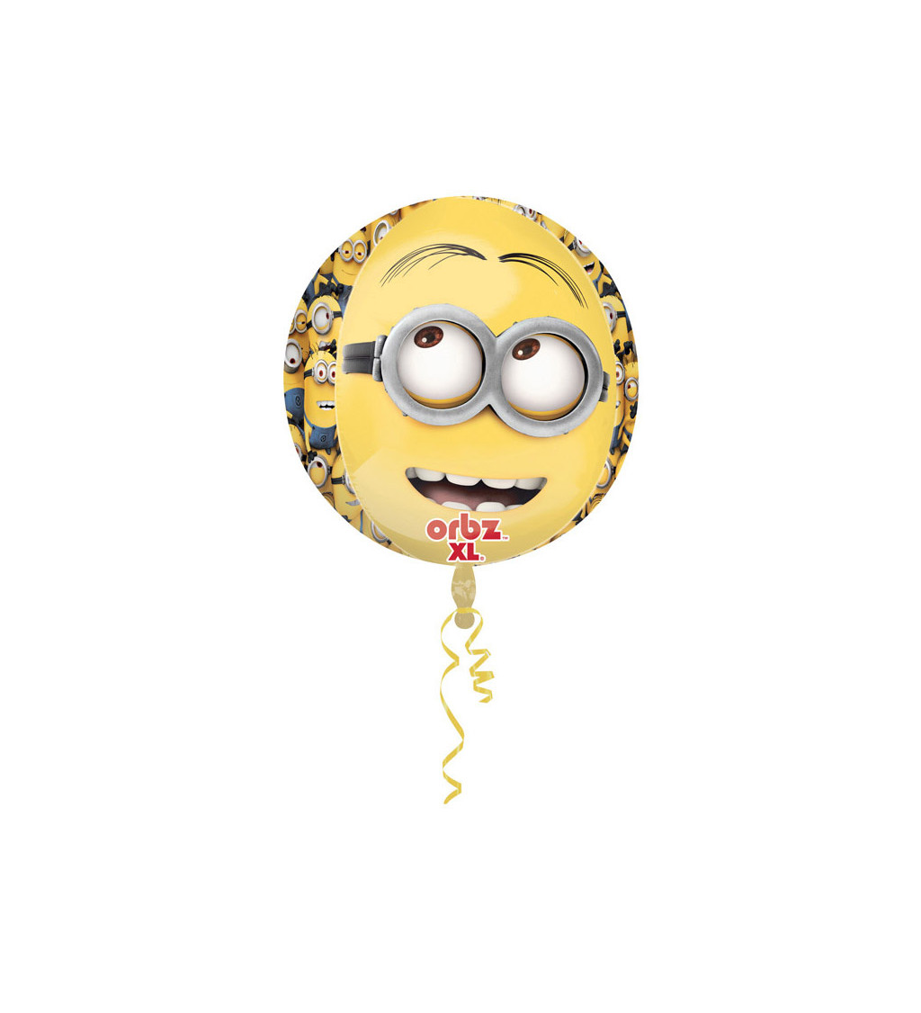 Fóliový balónik Mimoni, guľatý