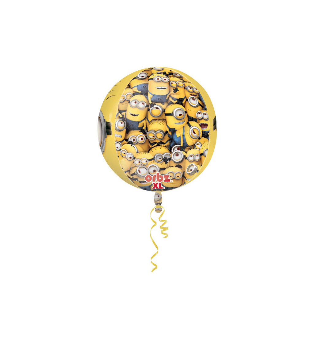 Fóliový balónik Mimoni, guľatý