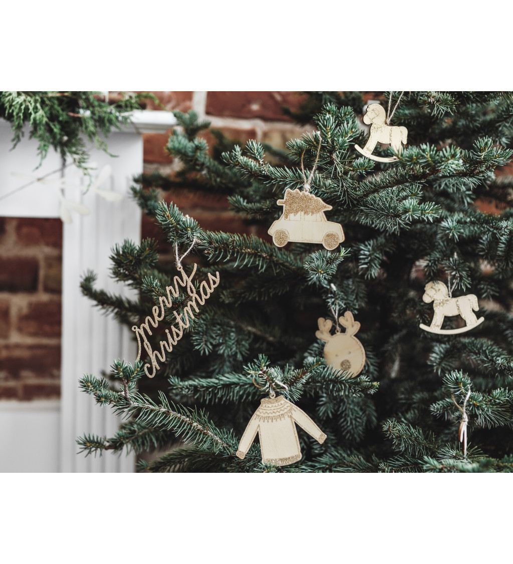Vianočné ozdoby - drevené