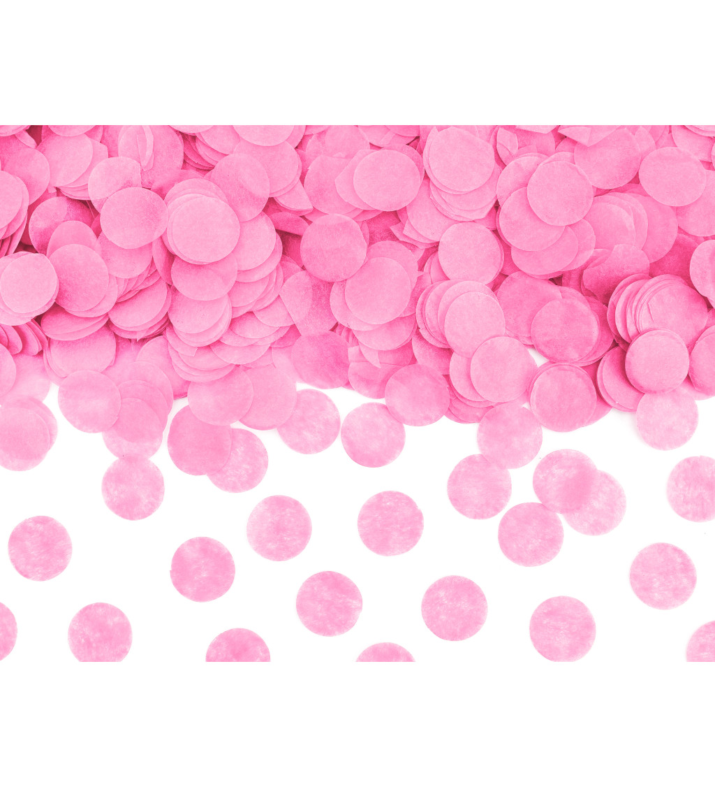 Konfety - Ružové, kolieskové