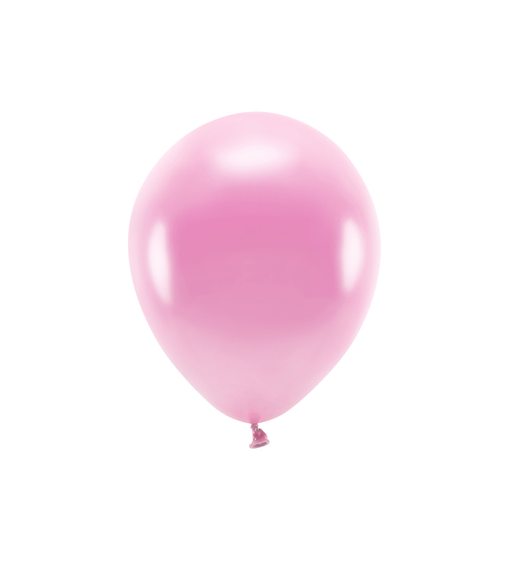 ECO balóniky ružové - metalické