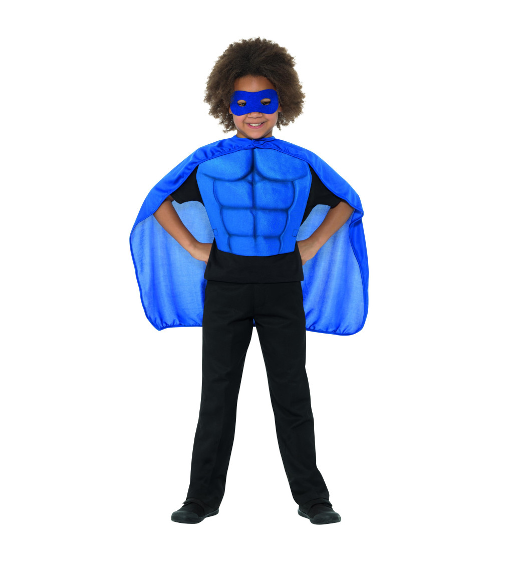 Detský kostým Modrý superhrdina