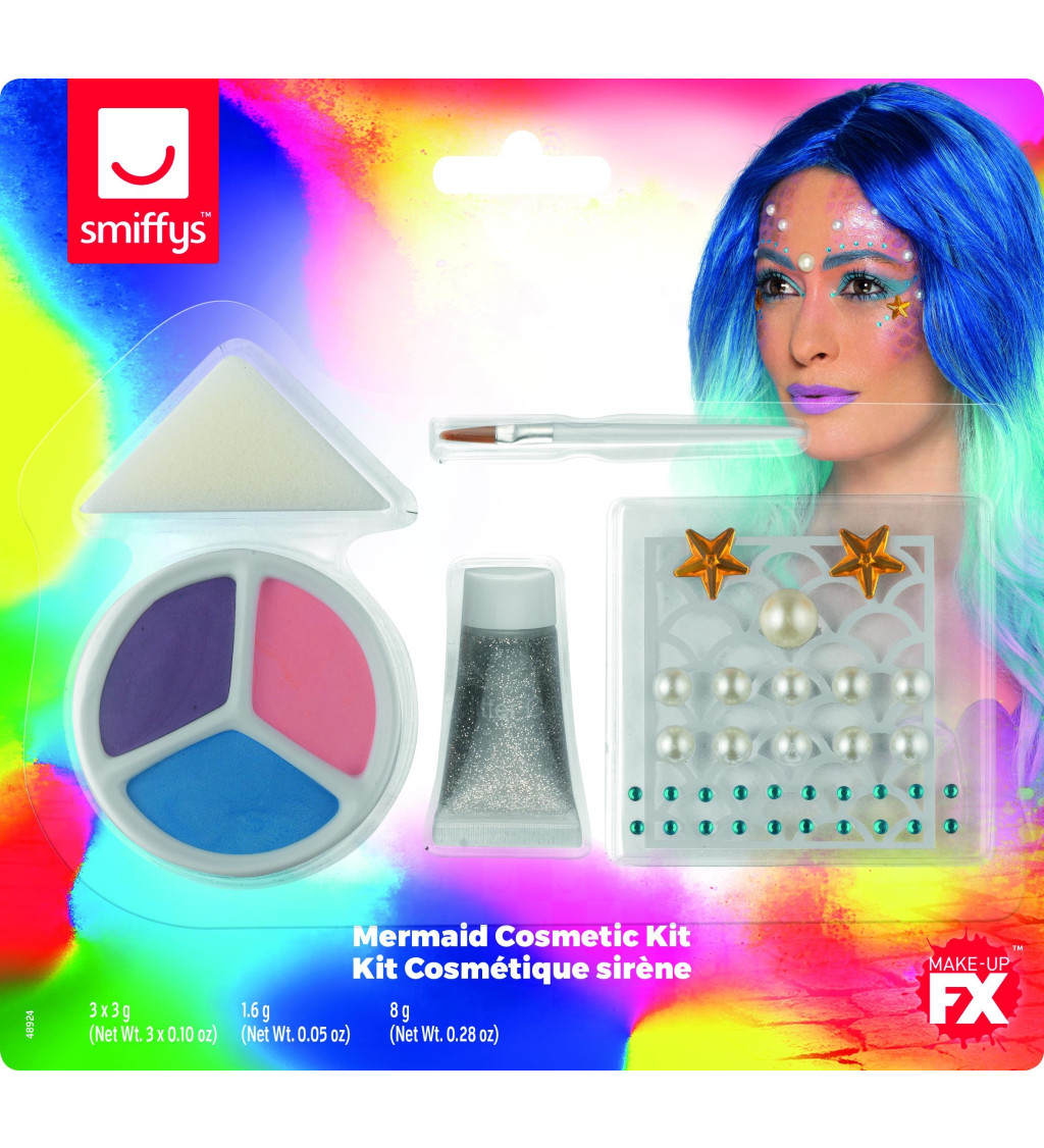 Make-up sada a kamienky na tvár