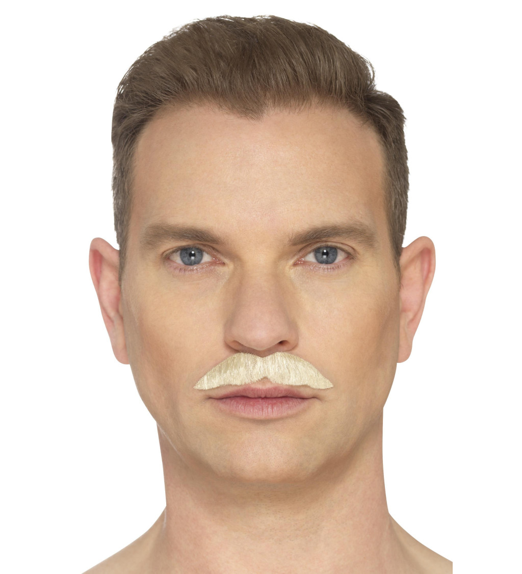 Deluxe umelé fúzy, blond