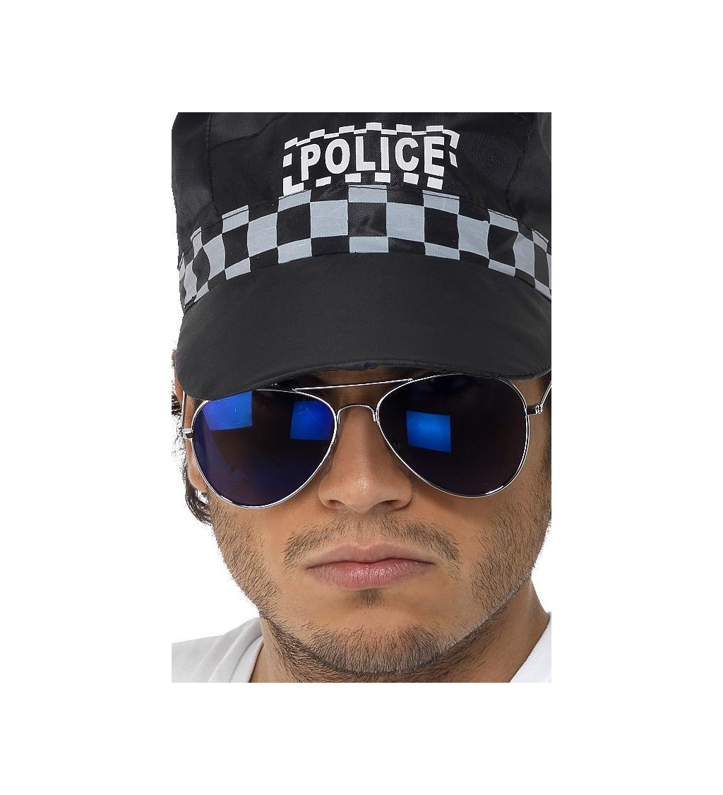 Skleničky - policajné modré sklá