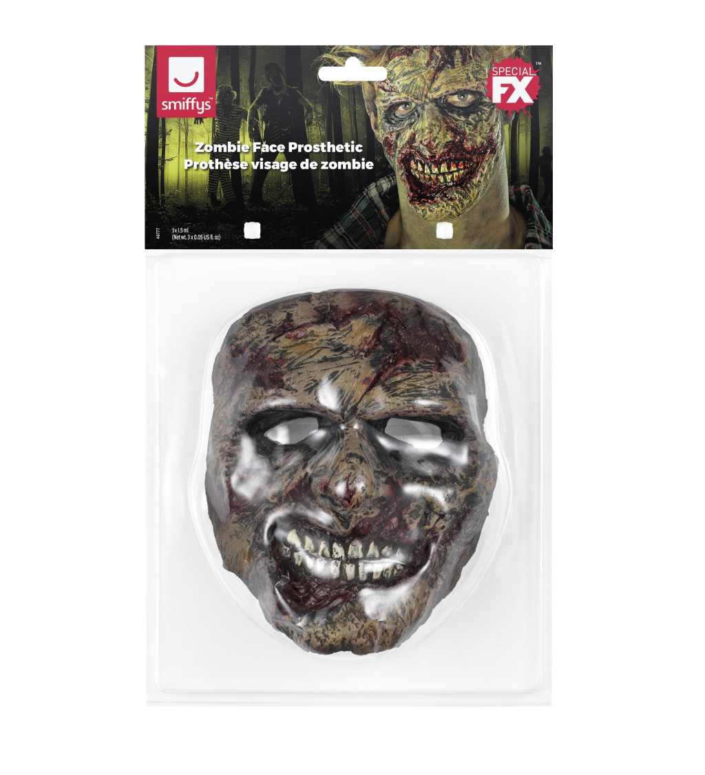 Maska Zombie, nalepovacia