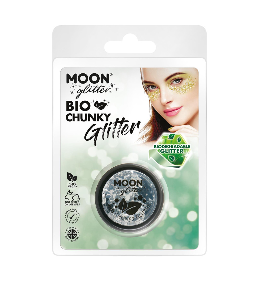 Bio hrubé trblietky - holografické
