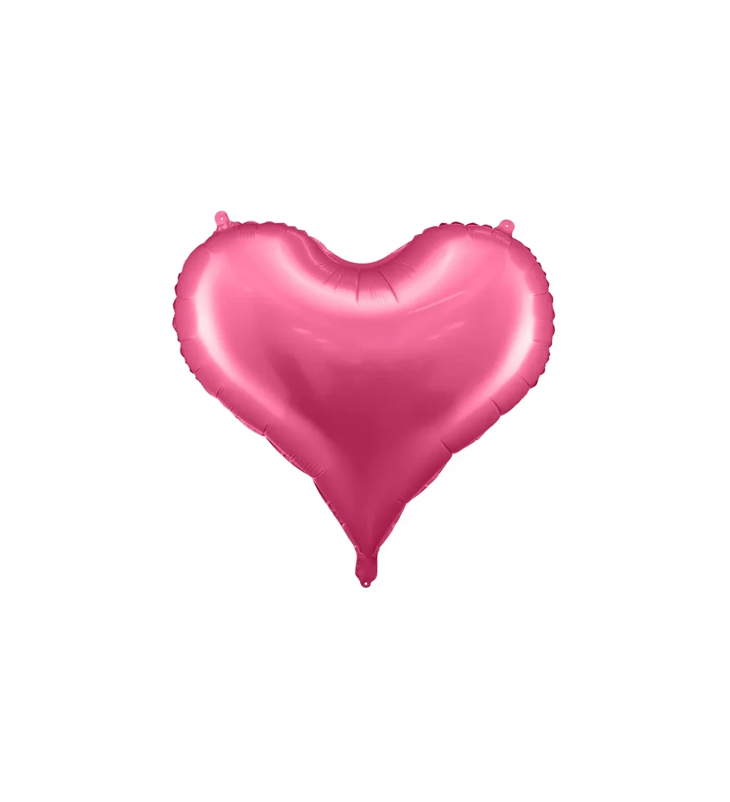 Fóliový balón Srdce, ružové