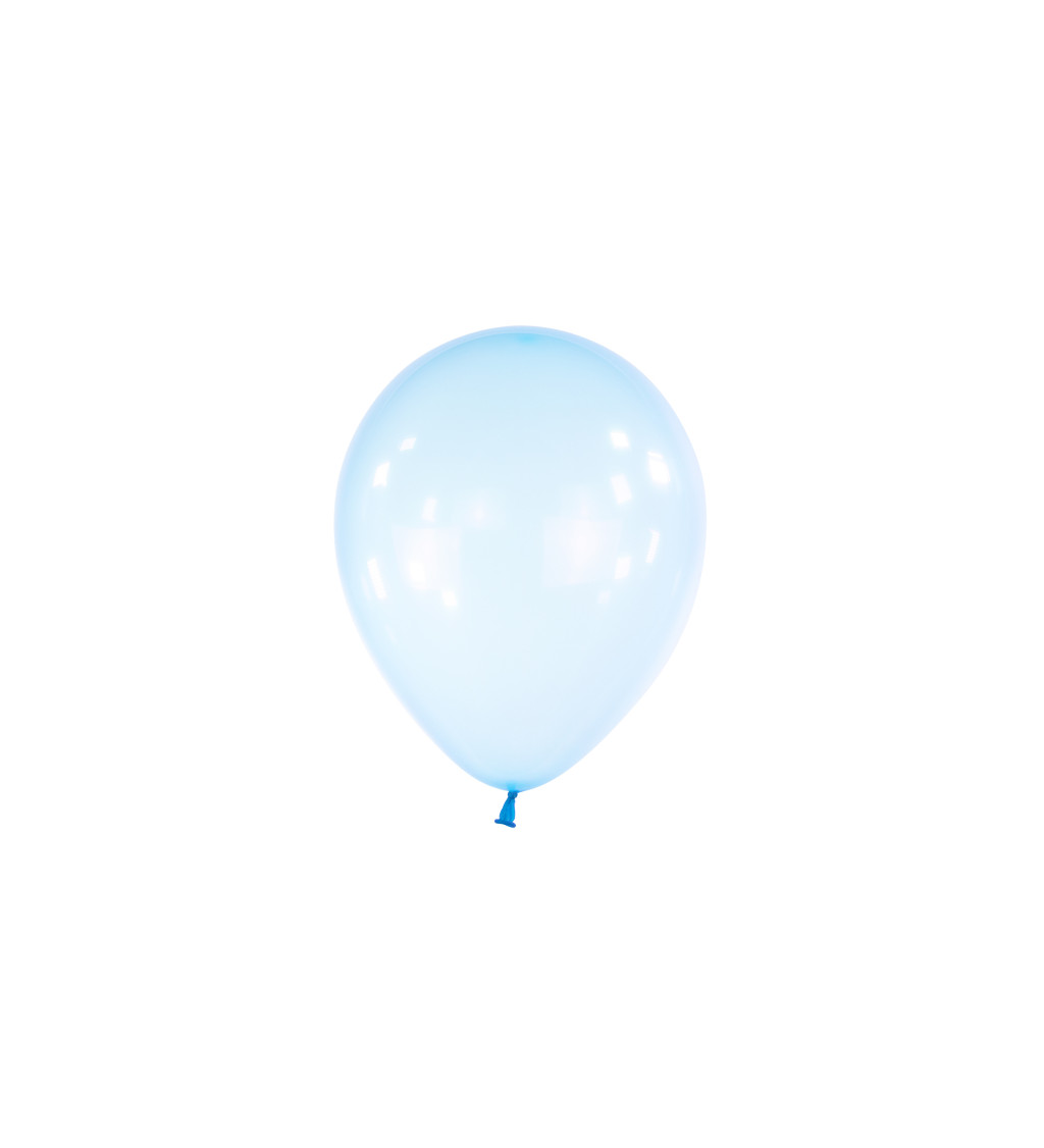 Latexové balóniky svetlo modré, priehľadné
