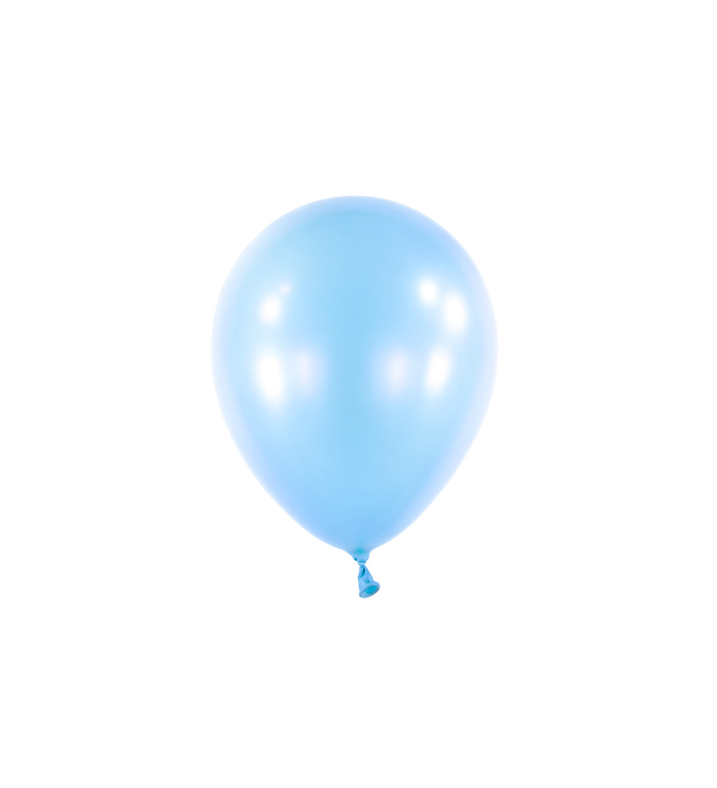 Latexové balóniky, perleťová modrá 35cm