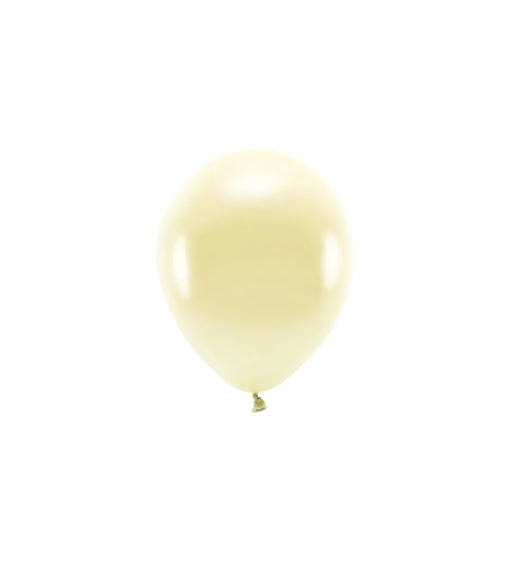 ECO balóniky žlté - metalické
