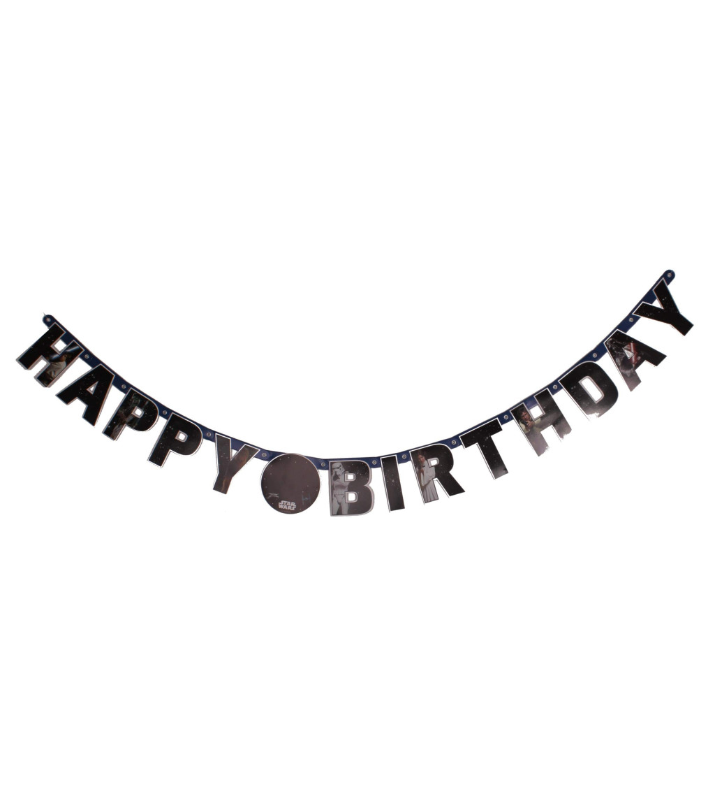 Girlanda Happy Birthday, Star Wars