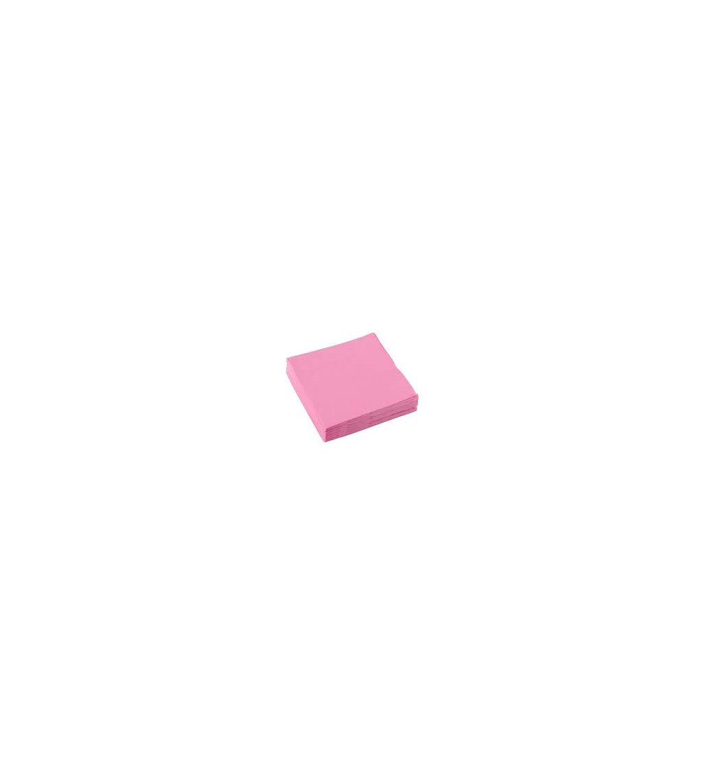 Papierové obrúsky - ružové 20ks