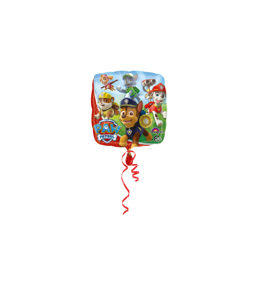 Fóliový balónik Labková patrola