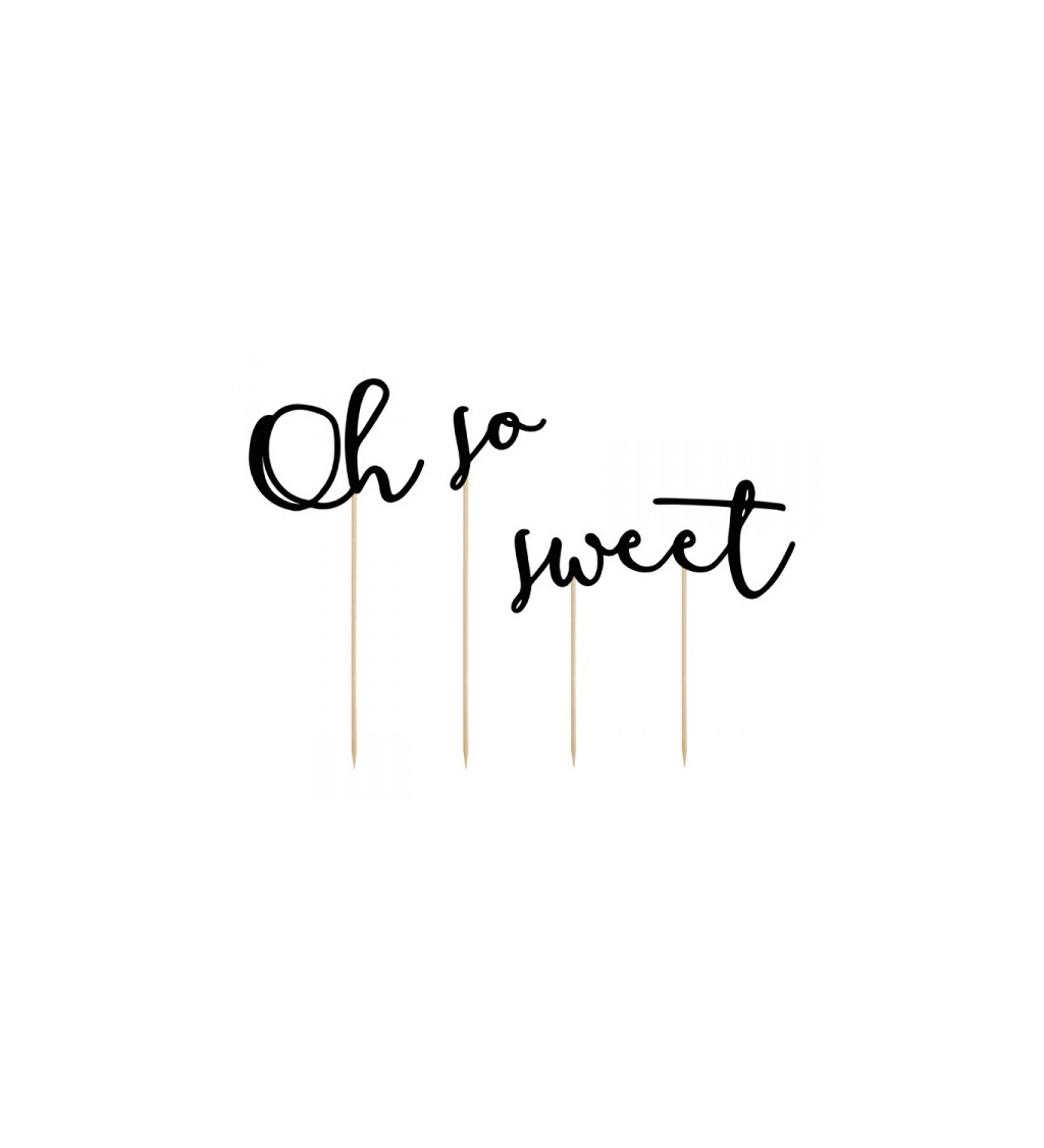 Ozdoba na tortu - Oh so sweet