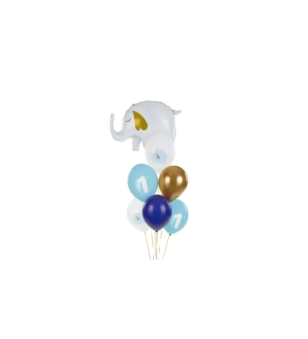 Sada balónikov 1. narodeniny Chlapec (50ks)