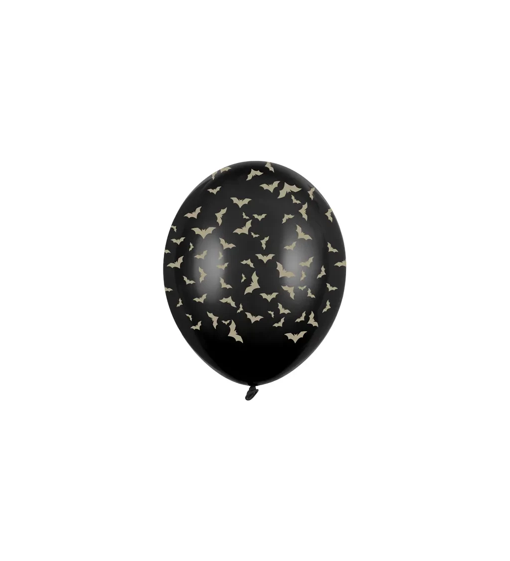 Latexové balóniky Netopier, čierne