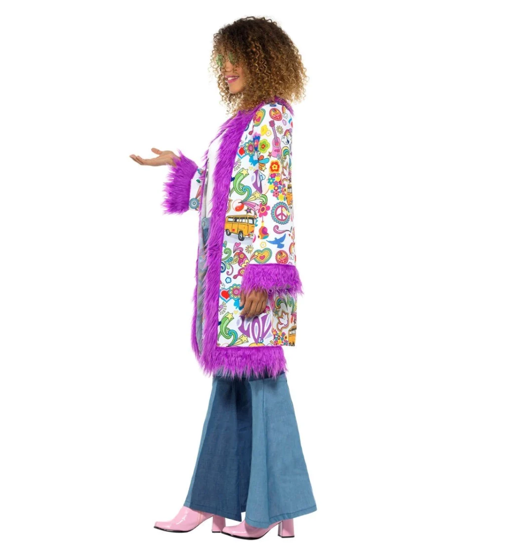 Dámsky kabát Hippie