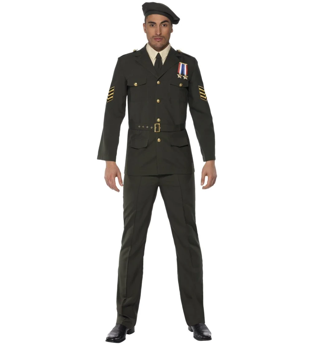 Pánsky kostým Vojenský poručík