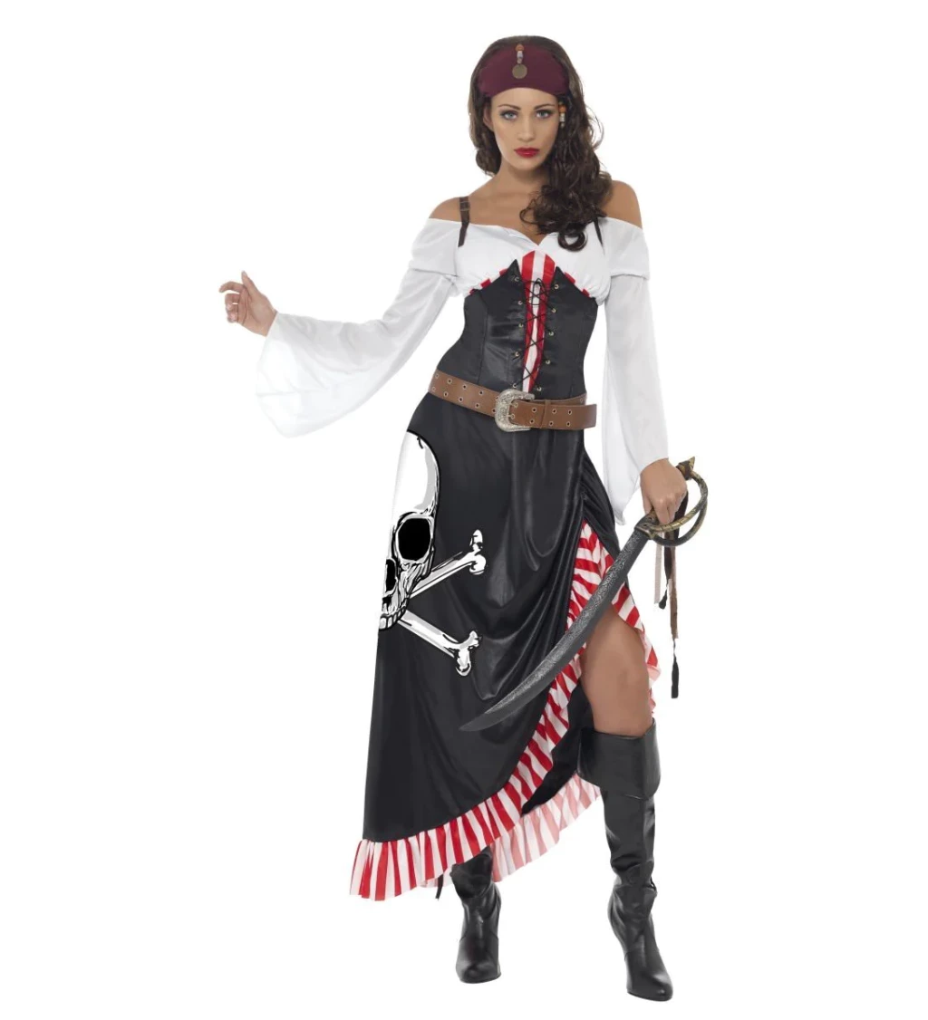 Dámsky kostým Statočná pirátka
