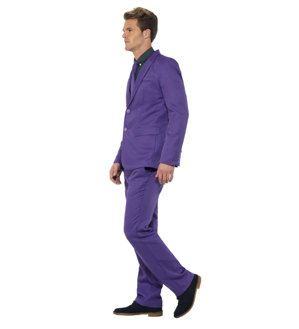 Pánsky kostým Oblek, fialový