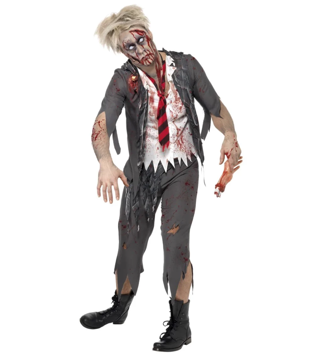Dámsky kostým Zombie školáčka