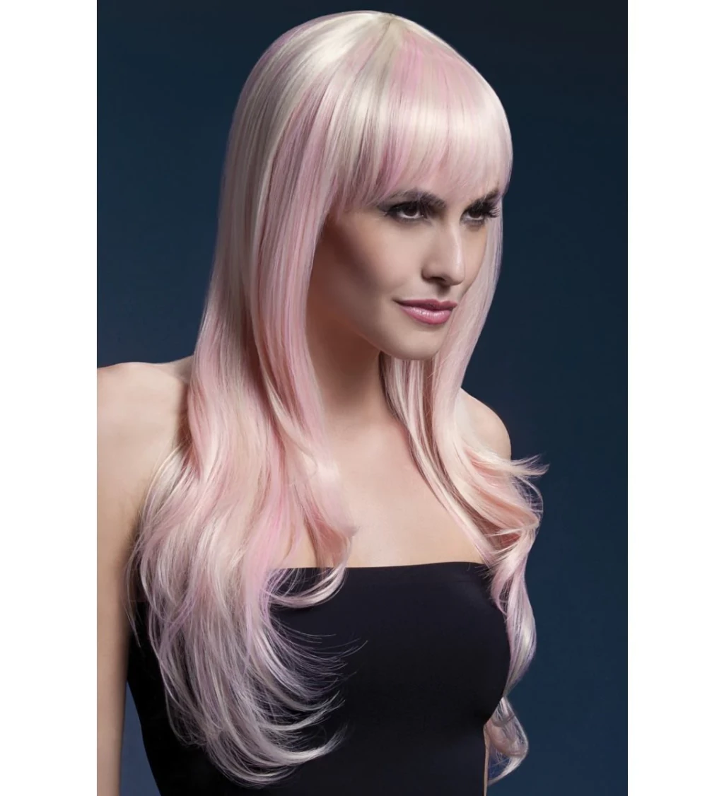 Dámska parochňa Sienna, ružová blond deluxe