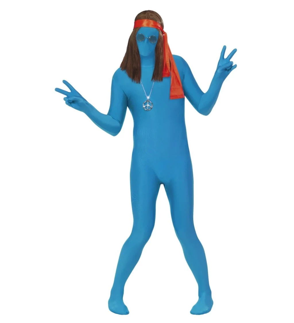 Pánsky kostým Morphsuit, modrý