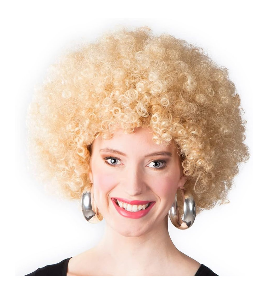 Dámska parochňa Afro, blond