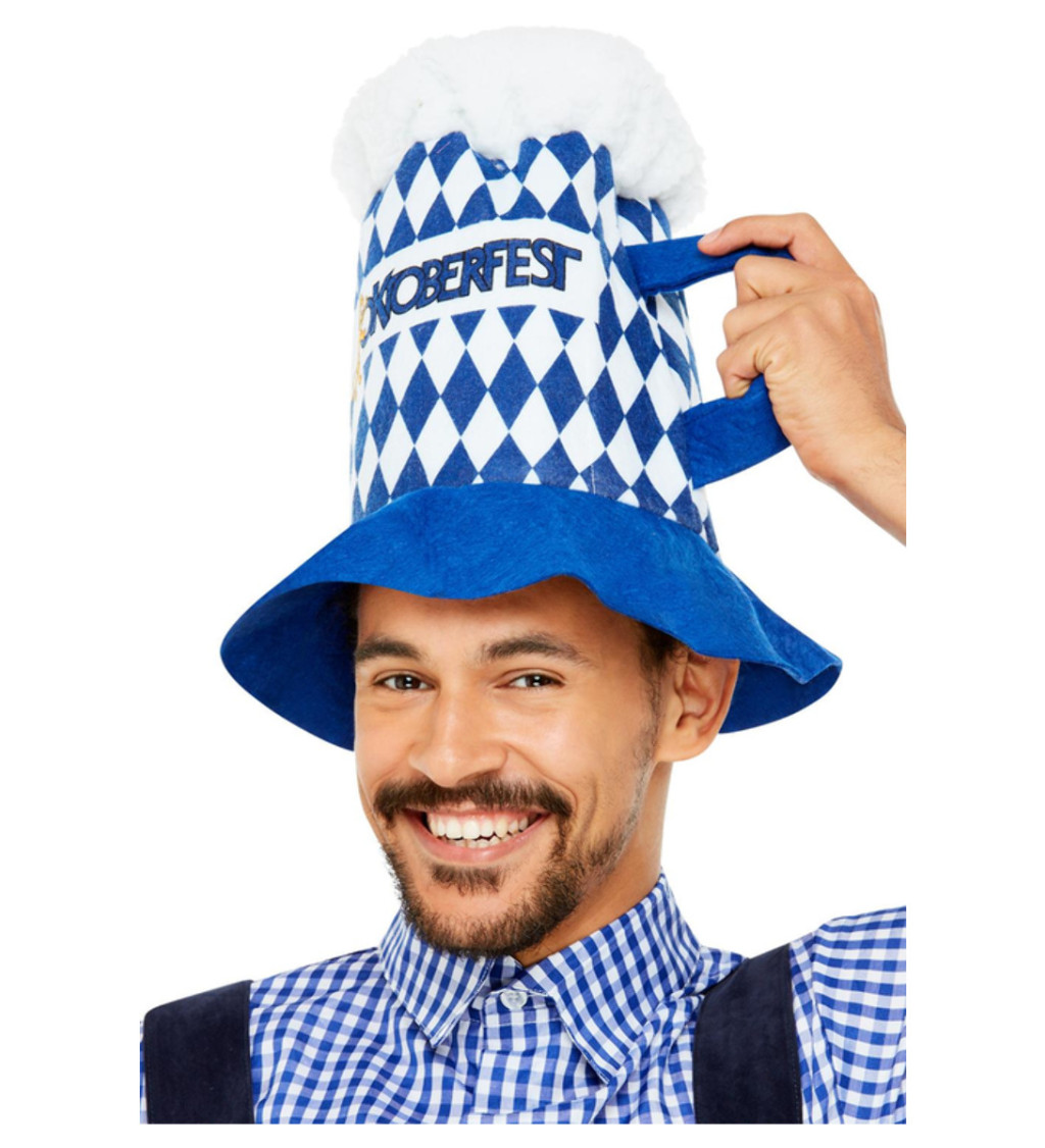 Modrá čiapka Oktoberfest