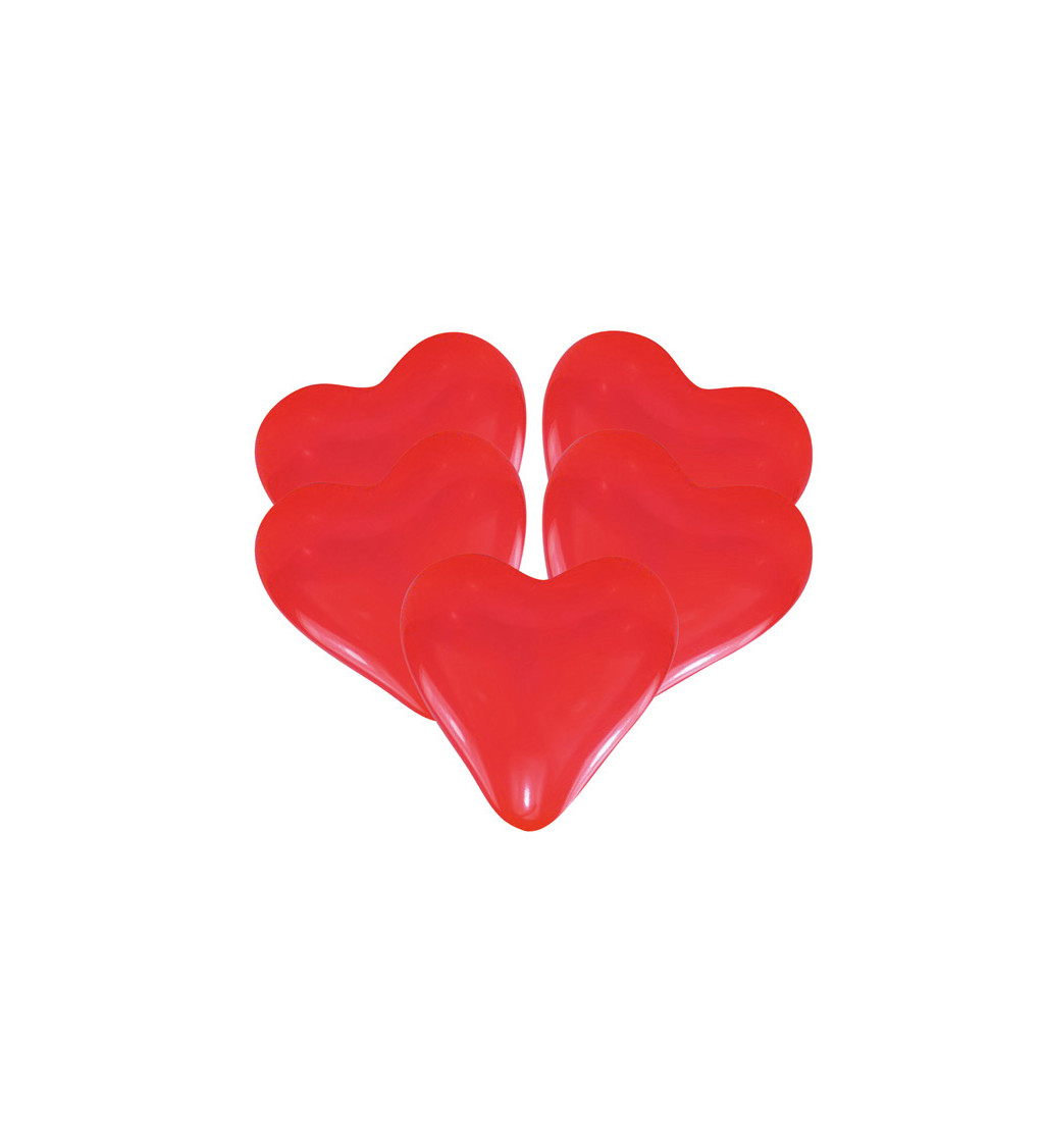 Latexové balóniky Srdce, červené