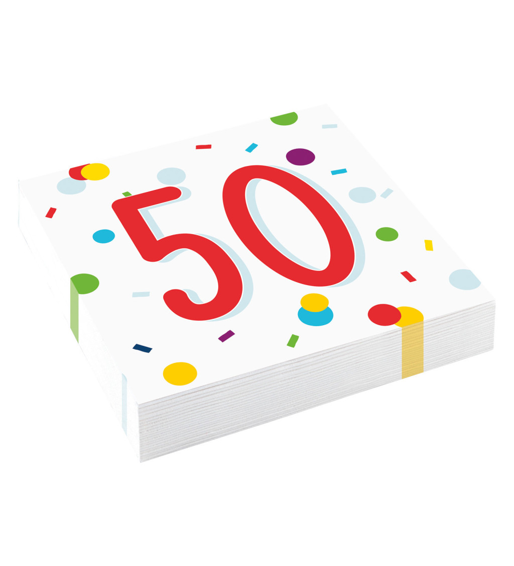 Papierové servítky 50